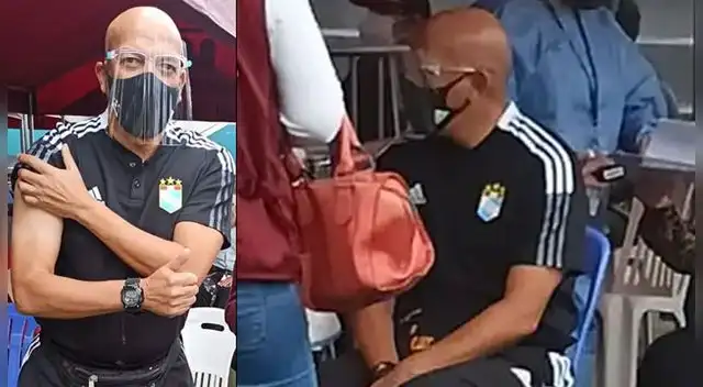 Roberto Mosquera fue vacunado contra la COVID-19 Roberto Mosquera fue vacunado contra la COVID-19