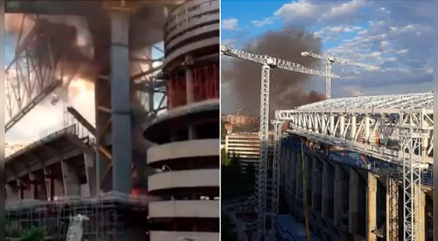 Se produjo un incendio dentro del Estadio Santiago Bernabéu. Se produjo un incendio dentro del Estadio Santiago Bernabéu.