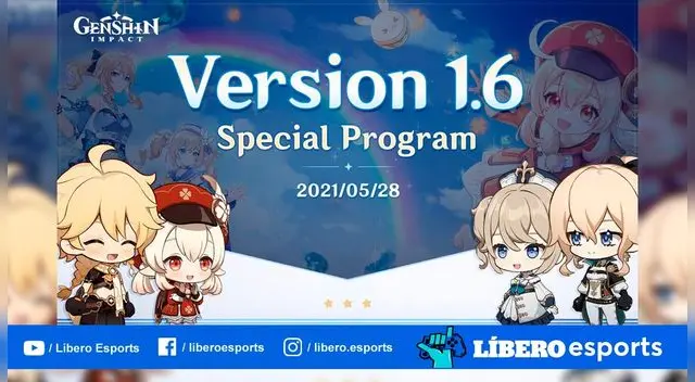 Genshin Impact versión 1.6: cuándo y dónde ver la presentación en vivo - Latinoamérica