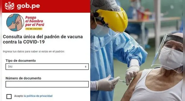 Consulta tu fecha de vacunación contra la COVID-19 en la plataforma web Pongo el hombro.