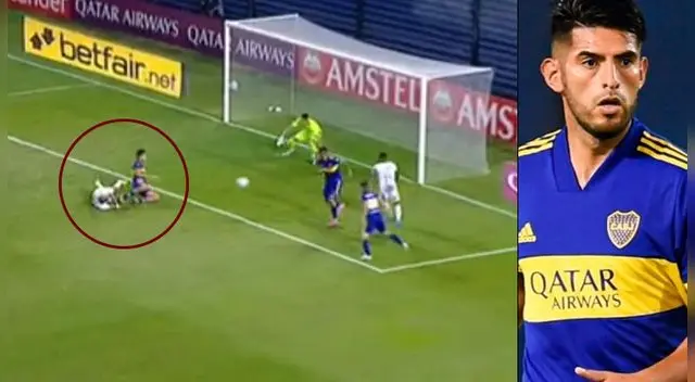 Carlos Zambrano cometió error defensivo en Boca Juniors Carlos Zambrano cometió error defensivo en Boca Juniors