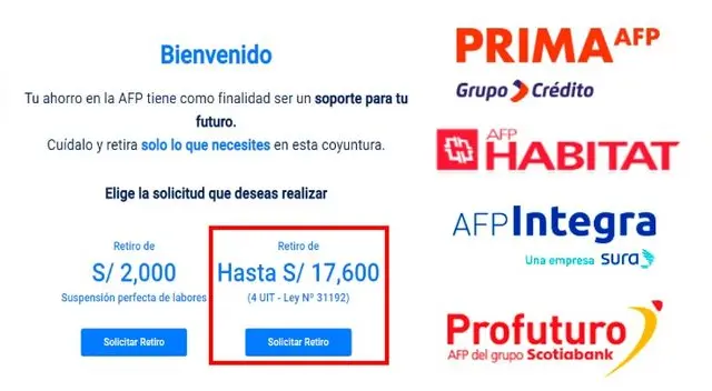Retiro AFP: ¡La plataforma de registro ya fue habilitada! – LINK AQUÍ Retiro AFP: ¡La plataforma de registro ya fue habilitada! – LINK AQUÍ