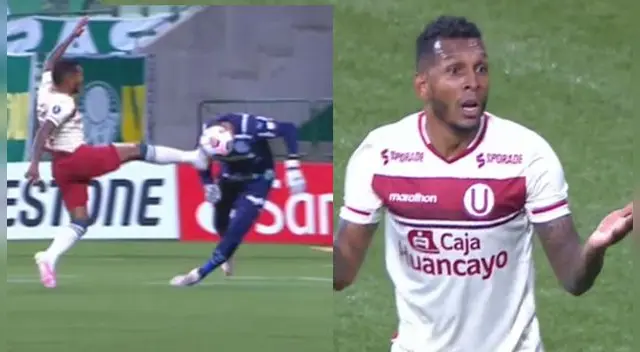 Alberto Quintero fue expulsado en el Universitario vs Palmeiras Alberto Quintero fue expulsado en el Universitario vs Palmeiras