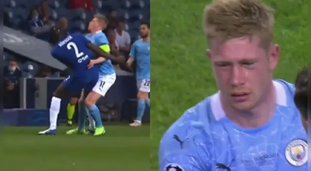 Kevin De Bruyne y la fuerte lesión que sufrió Kevin De Bruyne y la fuerte lesión que sufrió