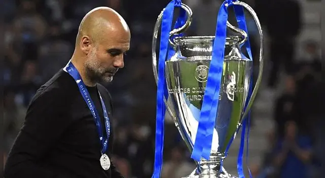 Pep Guardiola tras perder la final de la Champions League Pep Guardiola tras perder la final de la Champions League