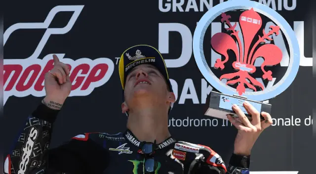 Quartararo le dedicó victoria a Dupasquier