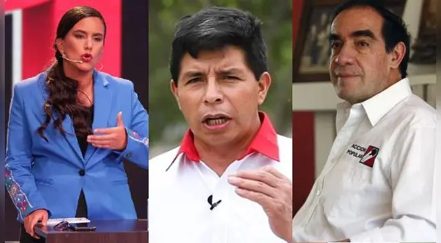 La encuesta de IEP revela que Pedro Castillo capitalizaría gran parte de los votos de Mendoza y Lescano.