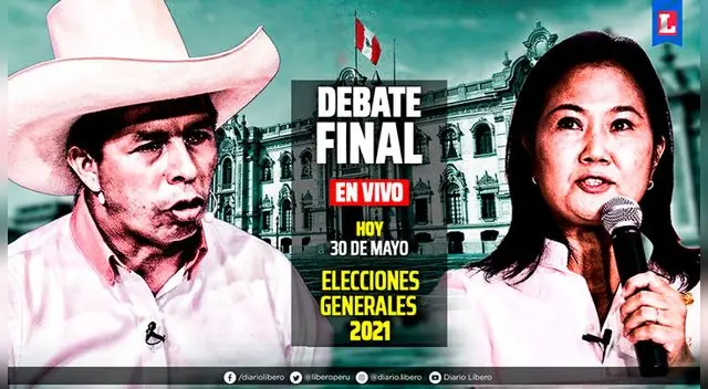 Sigue EN VIVO el debate presidencial entre Pedro Castillo (Perú Libre) y Keiko Fujimori (Fuerza Popular). Sigue EN VIVO el debate presidencial entre Pedro Castillo (Perú Libre) y Keiko Fujimori (Fuerza Popular).