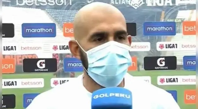 Marcos Riquelme tras ganar la final con Sporting Cristal