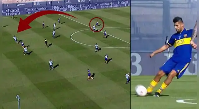 Carlos Zambrano se lució con genial pase con Boca Juniors Carlos Zambrano se lució con genial pase con Boca Juniors