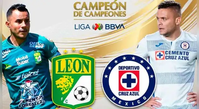Cruz Azul enfrentará a León por el duelo para definir al Campeón de Campeones de la Liga MX.
