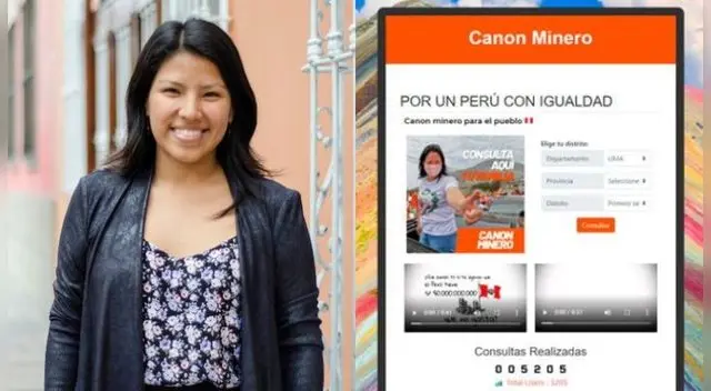 Indira Huilca se refirió a la web que ofrece canon minero por votos para la lideresa de Fuerza Popular.