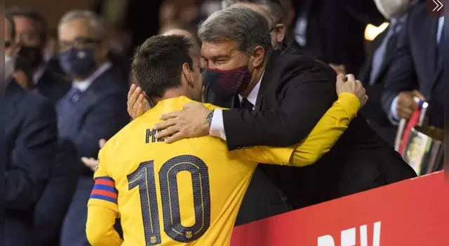 Laporta volvió a hablar sobre la renovación de Messi Laporta volvió a hablar sobre la renovación de Messi