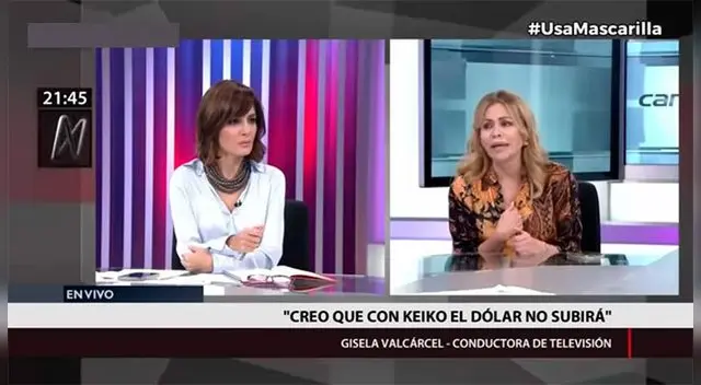 Gisela expone sus razones por las que votará por Keiko Fujimori Gisela expone sus razones por las que votará por Keiko Fujimori