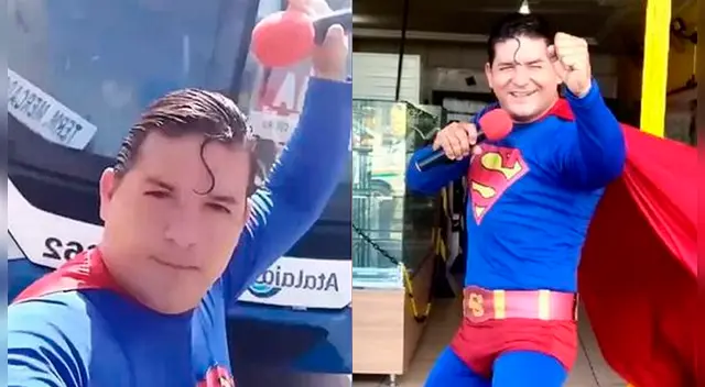 Facebook viral: Superman brasileño sufrió curioso blooper.