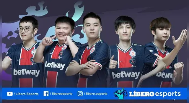 PSG.LGD equipo de la WePlay AniMajor.