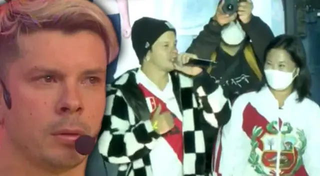 Usuarios critican a Mario Hart por cantar junto a Keiko y él responde: “No me dejan soltar los gallos”