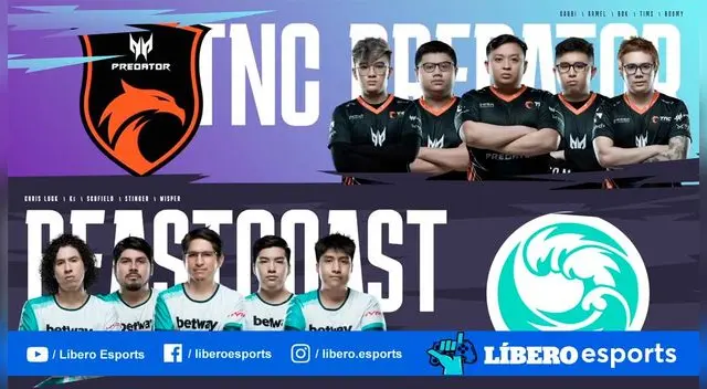 Beastcoast venía de empatar contra Evil Geniuses Beastcoast venía de empatar contra Evil Geniuses