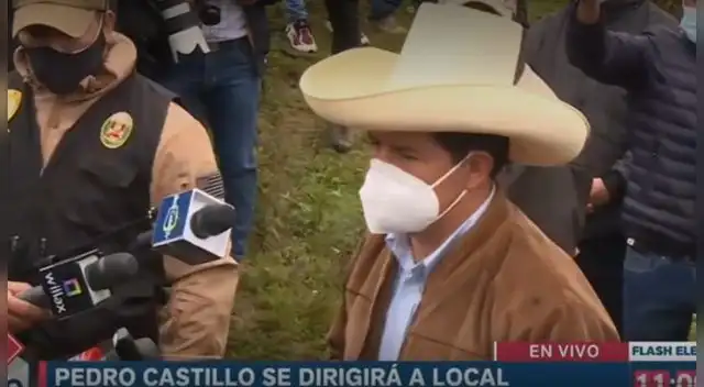 Pedro Castillo sobre proceso electoral: