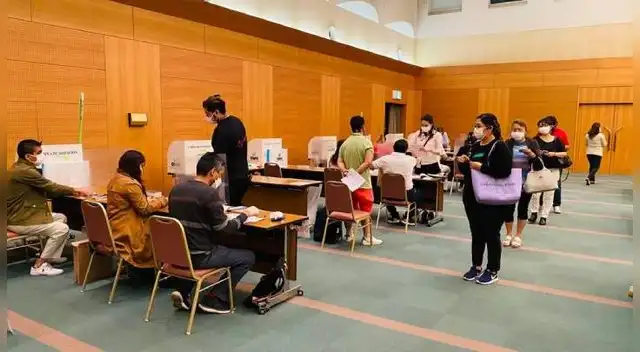 Peruanos participaron de la jornada electoral de esta segunda en Japón.