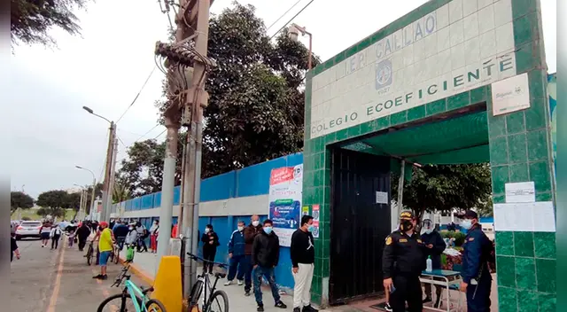 LOCAL DE VOTACION EN CALLO SIN ELECTRICIDAD