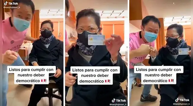 Kenji Fujimori acude a votar con camiseta de Sport Boys