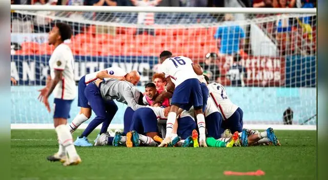 Estadio Unidos se llevó el título de la Liga de Naciones Concacaf tras vencer a México en la próroga. Foto: Twitter Universal Deportes