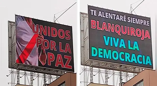 Paneles cambian de mensaje tras término de la segunda vuelta Paneles cambian de mensaje tras término de la segunda vuelta