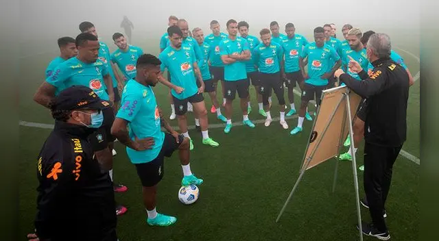 Selección de Brasil se alista para la Copa América.
