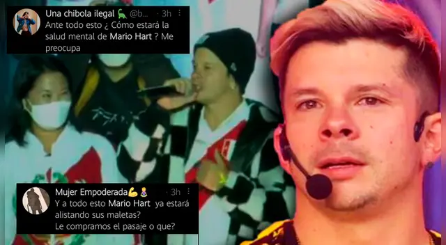 Mario Hart fue criticado por cantar junto a Keiko Fujimori. Composición: El Popular Mario Hart fue criticado por cantar junto a Keiko Fujimori. Composición: El Popular