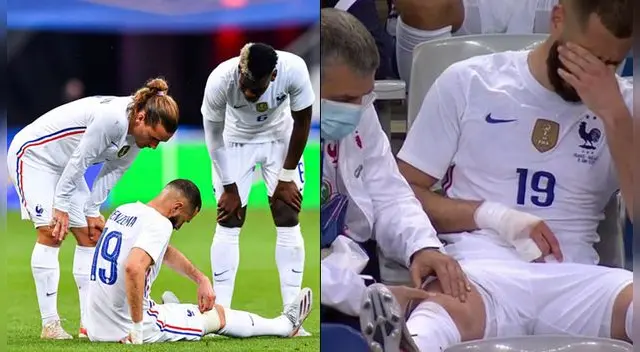 Karim Benzema se lesionó con Francia