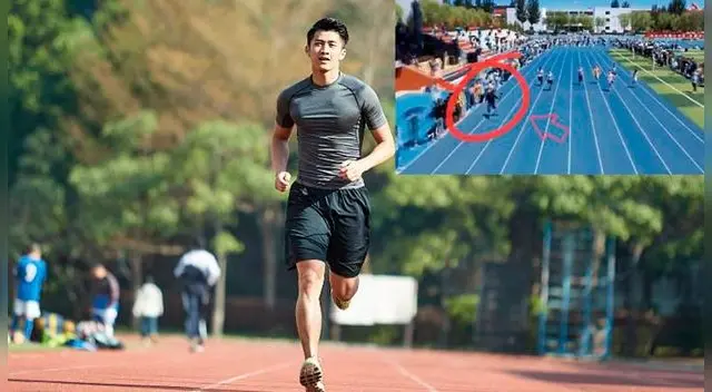 Viral Camarógrafo gana competencia de atlestismo Viral Camarógrafo gana competencia de atlestismo