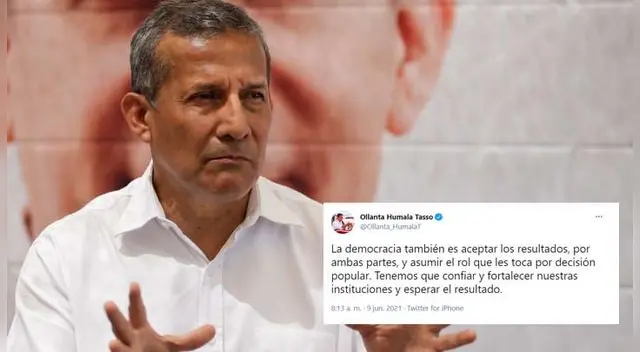 Ollanta Humala se pronuncia sobre la segunda vuelta electoral.
