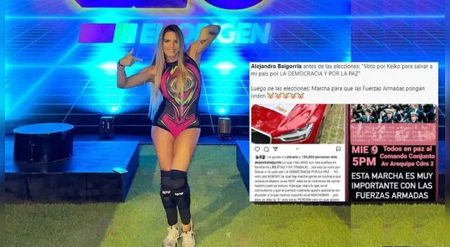 Alejandra Baigorria es criticada por llamar a las FF. AA. a