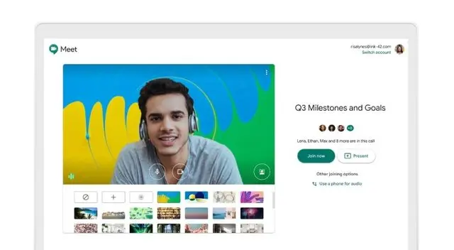 Google Meet permite utilizar fondo durante videollamadas en Android