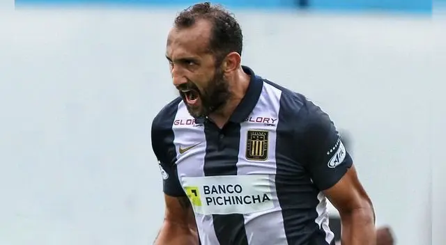 Hernán Barcos lleva tres goles anotados con Alianza Lima en la Liga 1. Foto: FPF
