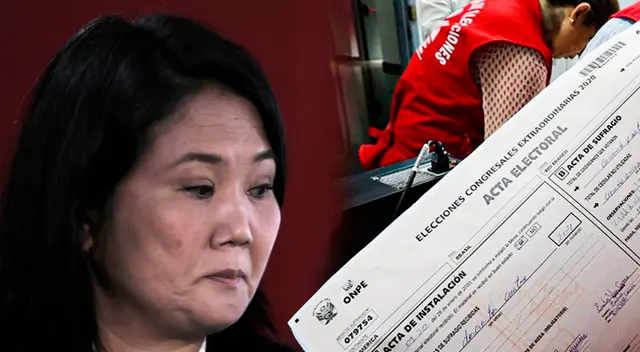 Keiko Fujimori solicitó 747 recursos de nulidad al JNE.