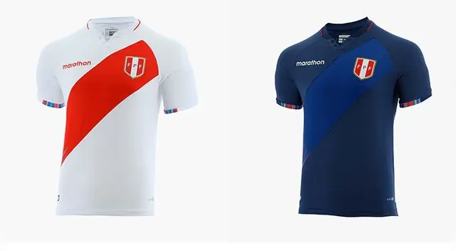 Las camisetas oficiales que usará la selección peruana en la Copa América.