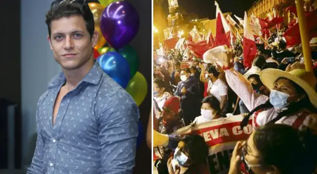Gino Pesaressi se pronunció en Twitter sobre las marchas organizadas por simpatizantes de ambos candidatos.