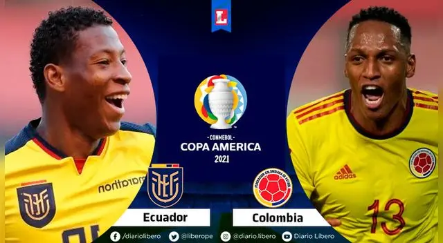 Ecuador vs Colombia: partido por la Copa América 2021