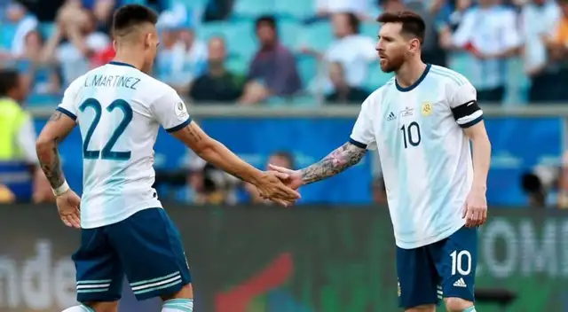 Messi y Lautaro son las figuras de la Selección Argentina para la Copa América 2021. Messi y Lautaro son las figuras de la Selección Argentina para la Copa América 2021.
