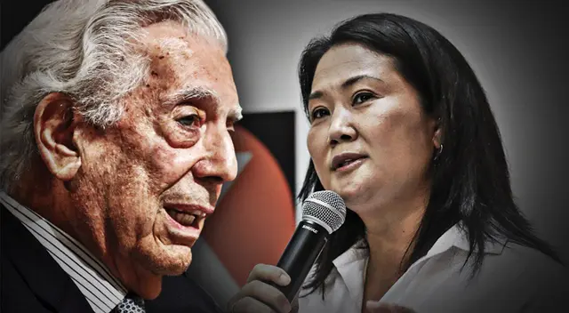 Mario Vargas Llosa apoyó a Keiko Fujimori en la segunda vuelta. Composición: LR. Mario Vargas Llosa apoyó a Keiko Fujimori en la segunda vuelta. Composición: LR.