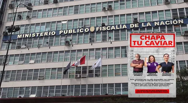 Fiscalía se pronuncia sobre campaña “Chapa tu caviar” y anuncia que tomará medidas Fiscalía se pronuncia sobre campaña “Chapa tu caviar” y anuncia que tomará medidas