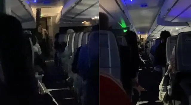 Auxiliar de vuelo llamó la atención a pasajeros por su mal comportamiento durante el viaje Auxiliar de vuelo llamó la atención a pasajeros por su mal comportamiento durante el viaje