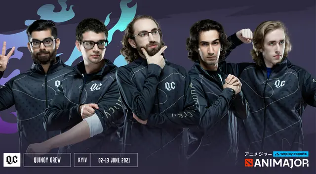 Quincy Crew quedó Top 6 de la WePlay AniMajor