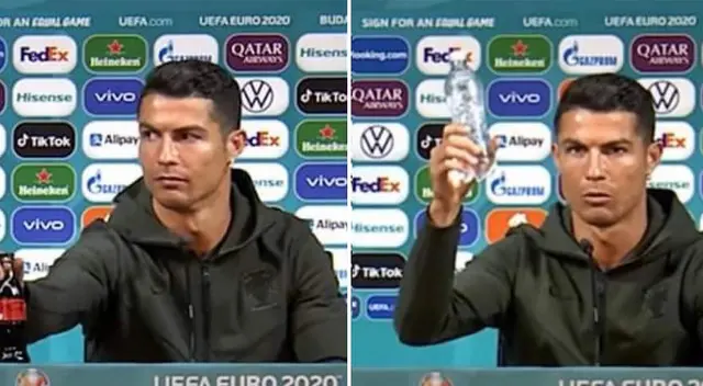 Cristiano Ronaldo recomendó no tomar Coca-Cola