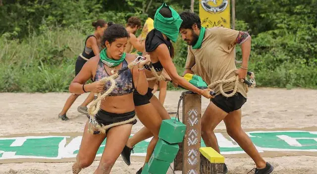 Halconces y Jaguares se enfrentan en Survivor México 2021 para seguir sobreviviendo.