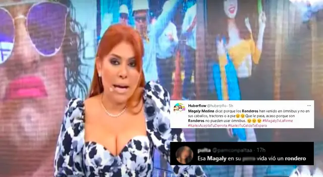 Magaly Medina criticó a los ronderos. Magaly Medina criticó a los ronderos.