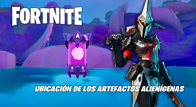 Fortnite: ubicación de los Artefactos Alienígenas Fortnite: ubicación de los Artefactos Alienígenas