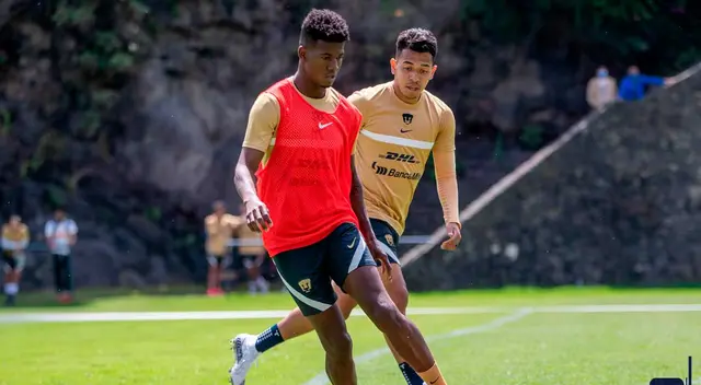 Washington Corozo durante los entrenamientos del Pumas UNAM Washington Corozo durante los entrenamientos del Pumas UNAM